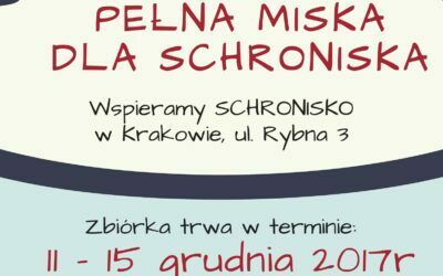 Pełna miska dla schroniska