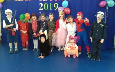 A tak zakończyli karnawał uczniowie klas 1-3.