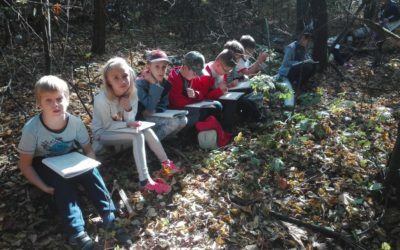 Lekcja przyrody w terenie – klasa 2.