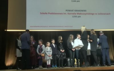 Gala podsumowująca Małopolski Konkurs Odblaskowa Szkoła.